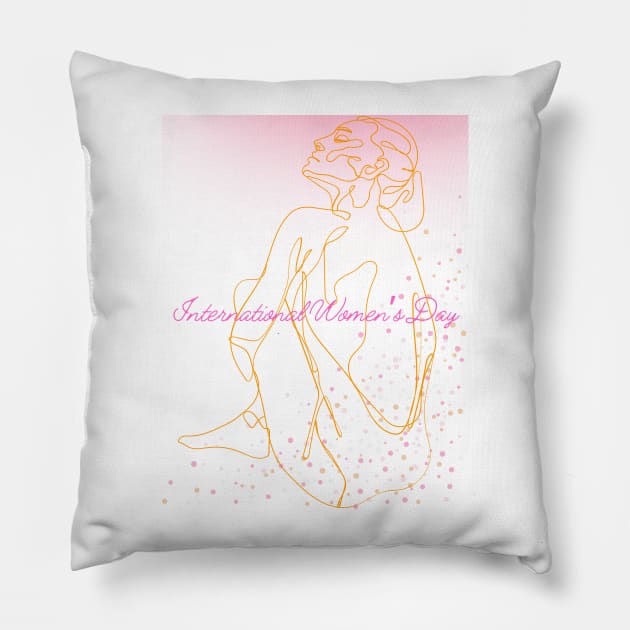 International Women's Day Pillow by Seasonal Besties