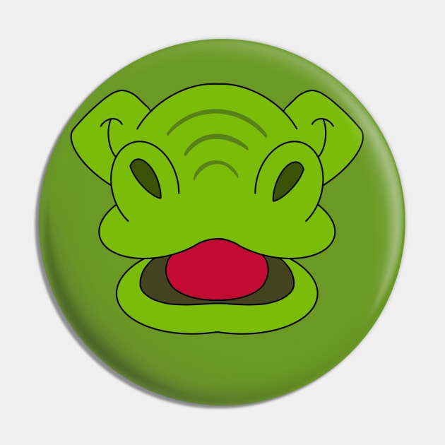 Crocodile Mouth Mask Pin by BeckyDesigns