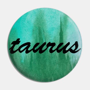 Taurus zodiac astrology sign Pin