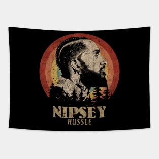 Retro Sunset Nipsey Hussle Tapestry