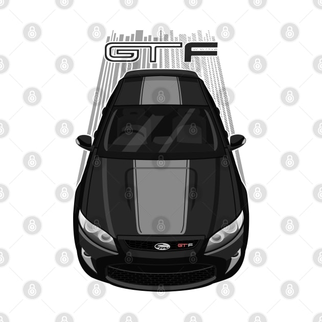 Ford Falcon GT-F 351 - Black - Silver Stripe by V8social