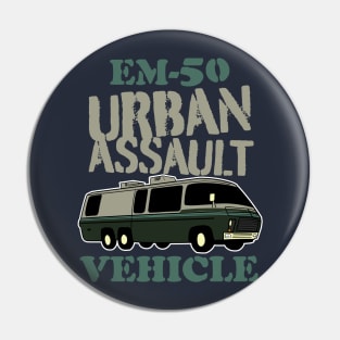 The EM-50 Urban Assault Vehicle Pin