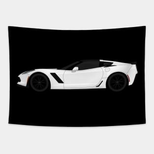 Z06 WHITE Tapestry