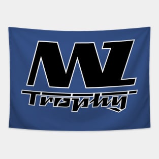 MZ Trophy logo (black) Tapestry