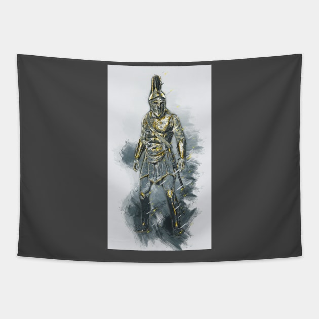 Spartan Hoplite Tapestry by ErianAndre