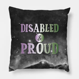 Disabled and Proud: Genderqueer Pillow