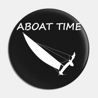 Aboat time Pin