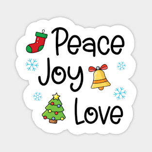 Peace Joy Love Magnet