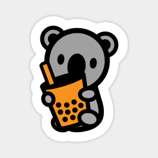 Koala Bear Bubble Thai Milk Tea Boba Pearl Drink Animal Love Bambu Brand Magnet