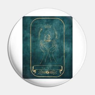 Tarot Card- Art Nouveau- Witchy Art Pin