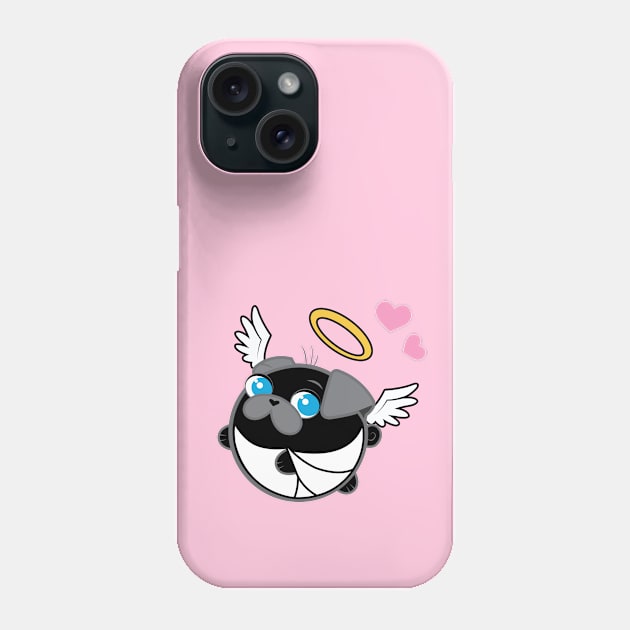 Poopy the Pug Puppy - Valentine's Day Phone Case by Poopy_And_Doopy