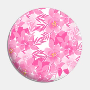 Pink Flowers Pin