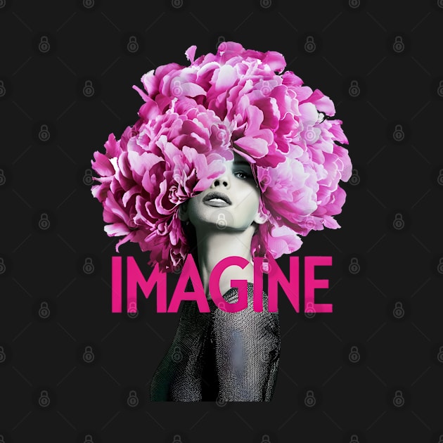 Imagine - Flower Head Woman by Ravenglow