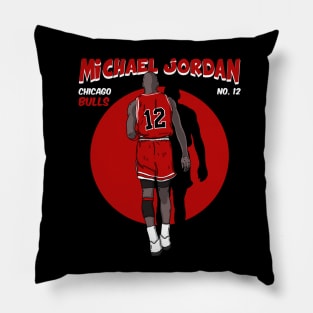 Michael Jordan Comic Style Art Pillow