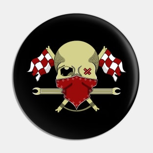 Skull Flag Pin