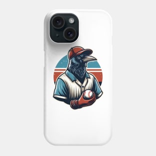 crows play baseball Phone Case