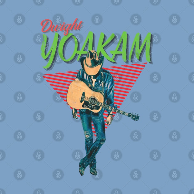 Dwight Yoakam Vintage 1986  // Honky Tonkin Original Fan Design Artwork by A Design for Life