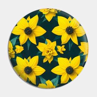 Dark Daffodil Fantasy Pin