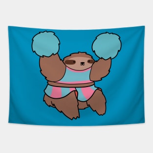 Cheerleader Sloth Tapestry