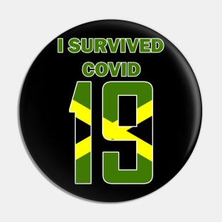 I survived Covid Pin