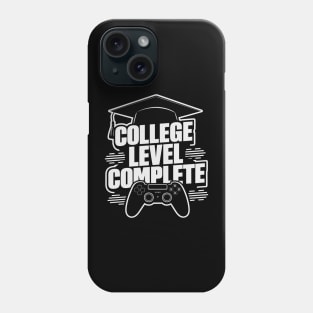 College Level Complete Funny Video Gamer Graduation Phone Case