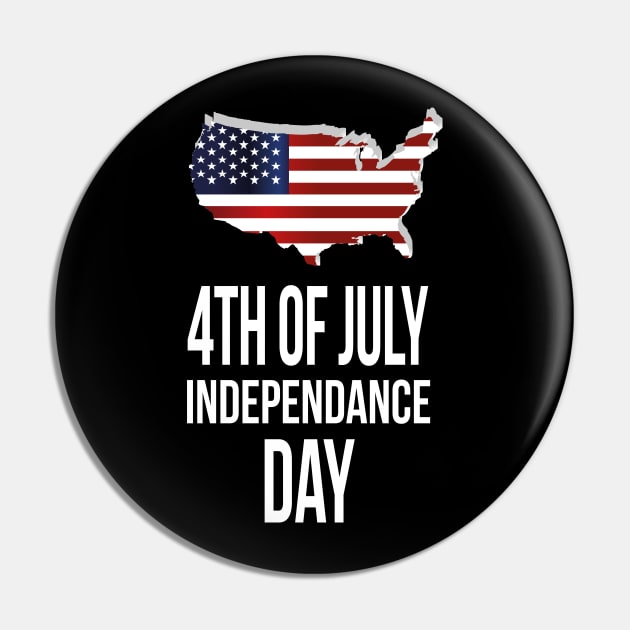 4th of July - US Independence Day Gifts Pin by Saad Store 