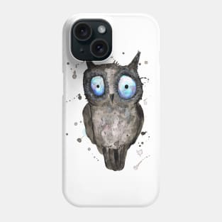 Blue eyed owl Phone Case