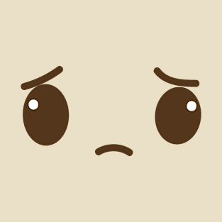 Sad Cute Face T-Shirt