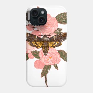 Butterfly on the rose Phone Case