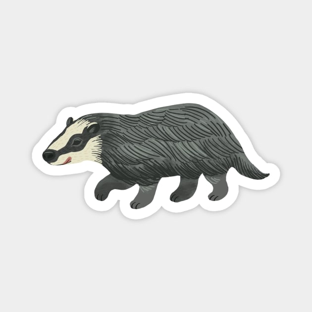 Badger Magnet by Rebelform