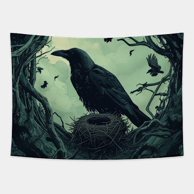 Raven's Hollow Tapestry by Nightarcade