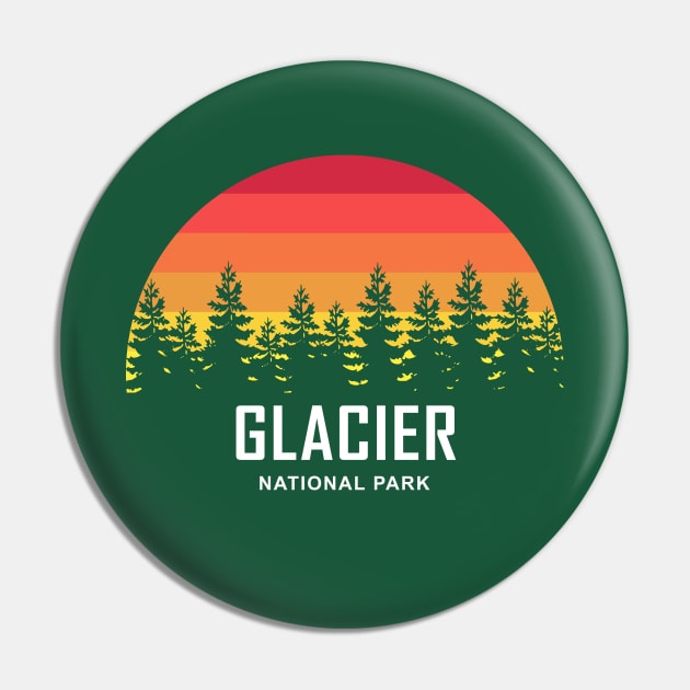 Glacier National Park Pin by esskay1000