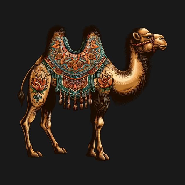 Camel desert by PinScher