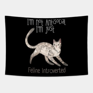 I’m not Antisocial, I’m Feline Introverted Tapestry