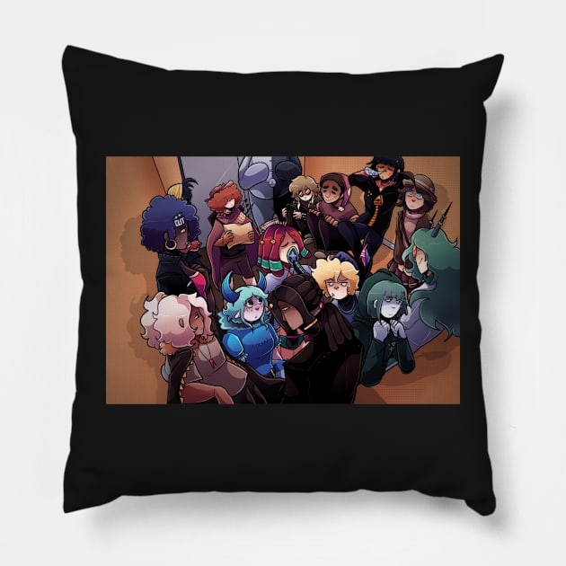 Elevator Scene Pillow by spacebombz