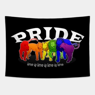 LGBT Lion Pride Tapestry