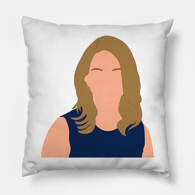 Katy Tur News Anchor Pillow by GrellenDraws