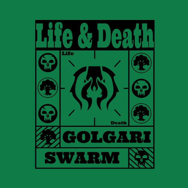 Golgari Swarm | Life & Death | MTG Guild Black on Green Design by ChristophZombie