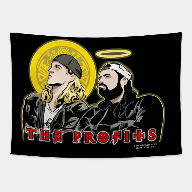 The Profits - Jay and Silent Bob Tapestry by euglenii