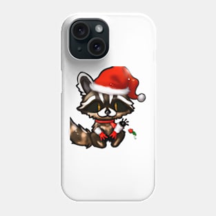 Cute Raccoon Drawing Phone Case