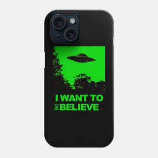 i want to believe ufo Phone Case