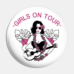 Girls On Tour Pin