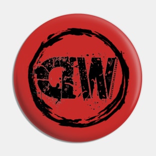 DW Graffiti circle logo Pin