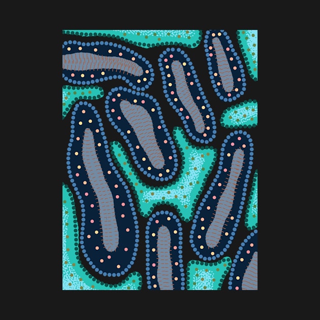 Blue aboriginal by Pacesyte