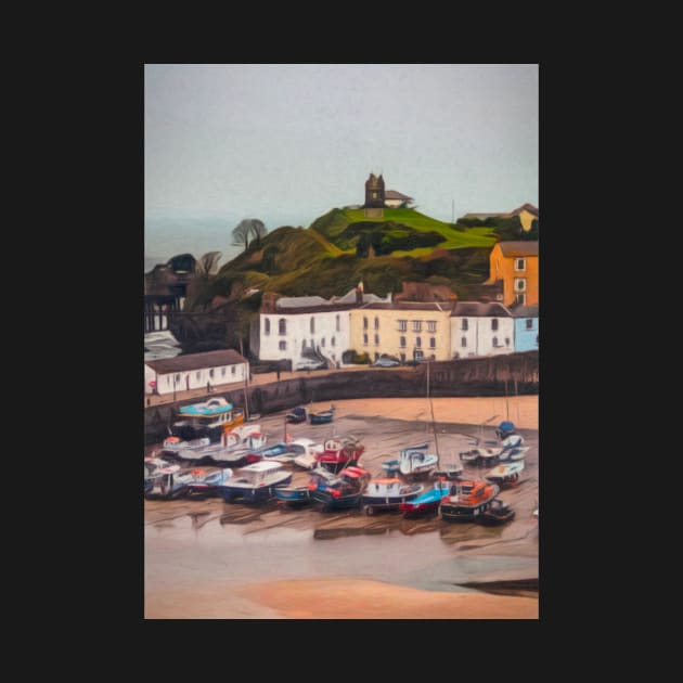 Tenby Harbour Pastel by NikkiBear67