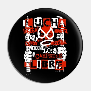 Lucha Libre Pin