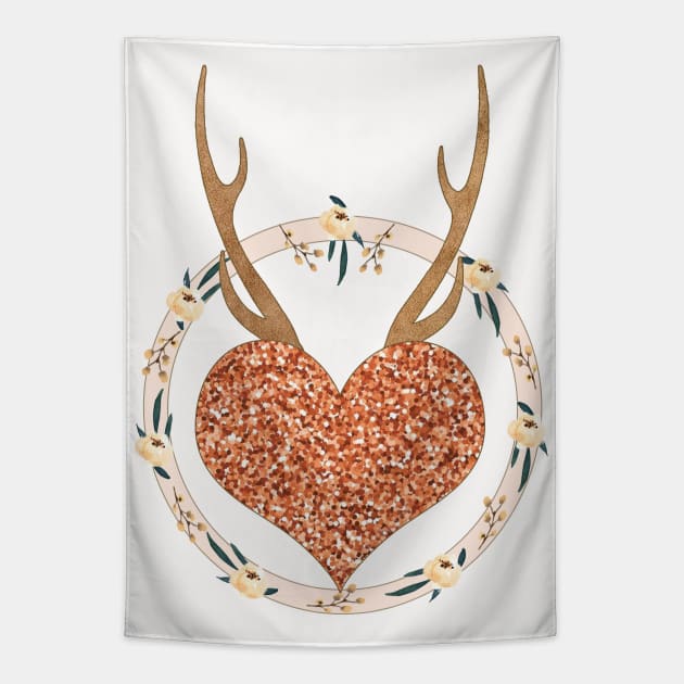 Hart or Heart? Tapestry by ellenaJ