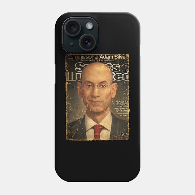 COVER SPORT - SPORT ILLUSTRATED - COMMISSIONER ADAM SILVER Phone Case by FALORI