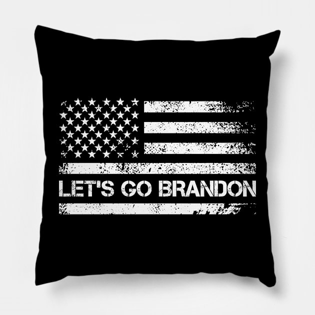 Let's Go Brandon Pillow by Diamond Creative