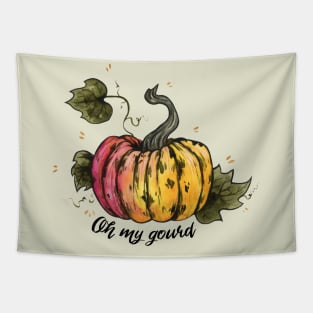 Oh My Gourd Tapestry